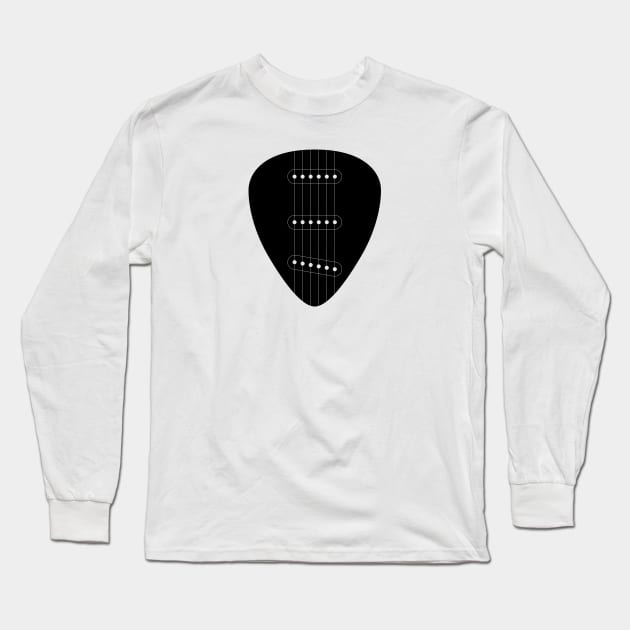 Guitar Pick Pickups Long Sleeve T-Shirt by Koyaanisqatsian